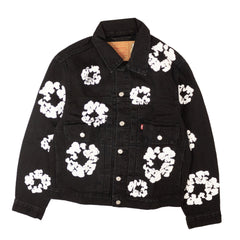 Denim Tears Black All Over Denim Type Jacket