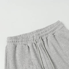Denim Tears Light Gray Printed Short Sleeve T-Shirt & Drawstring Shorts