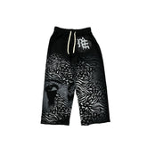 MIXED EMOTION Black ‘Striped’ Sweatpants