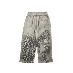 MIXED EMOTION Grey ‘Striped’ Sweatpants