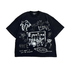 MIXED EMOTION Black “Chaos” Tee