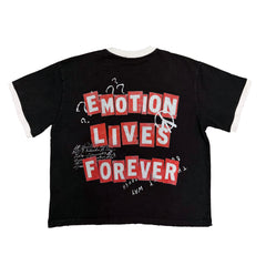 MIXED EMOTION Black “Static” Tee