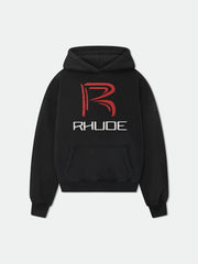 RHUDE美式复古字母印花连帽卫衣男女宽松休闲百搭情侣外套上衣潮 (4)