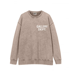 GALLERY DEPT秋季新款扎染拉炼开衫厚棉T高街复古纯棉宽松连帽外套 (12)
