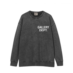 GALLERY DEPT秋季新款扎染拉炼开衫厚棉T高街复古纯棉宽松连帽外套 (8)