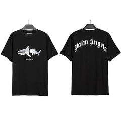 Correct version PALM short sleeved palm angel decapitated bear cartoon bear Angels butterfly print T-shirt men's and women's half sleeves (17)
