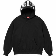 Supreme潮牌连帽卫衣男秋冬加绒宽松街头嘻哈外套纯色长袖套头衫 (25)