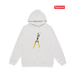 Cross border high version trendy brand Supreme letter printed hooded sweatshirt jacket, classic BOX looped hoodie for men and women (26)