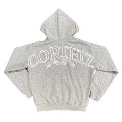 Corteiz Hoodie Fashion High Street Autumn/Winter Casual Letter Logo Printed Velvet Cardigan Hooded Sweatshirt for Men (1)