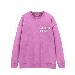 GALLERY DEPT秋季新款扎染拉炼开衫厚棉T高街复古纯棉宽松连帽外套 (11)