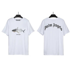 Correct version PALM short sleeved palm angel decapitated bear cartoon bear Angels butterfly print T-shirt men's and women's half sleeves (18)