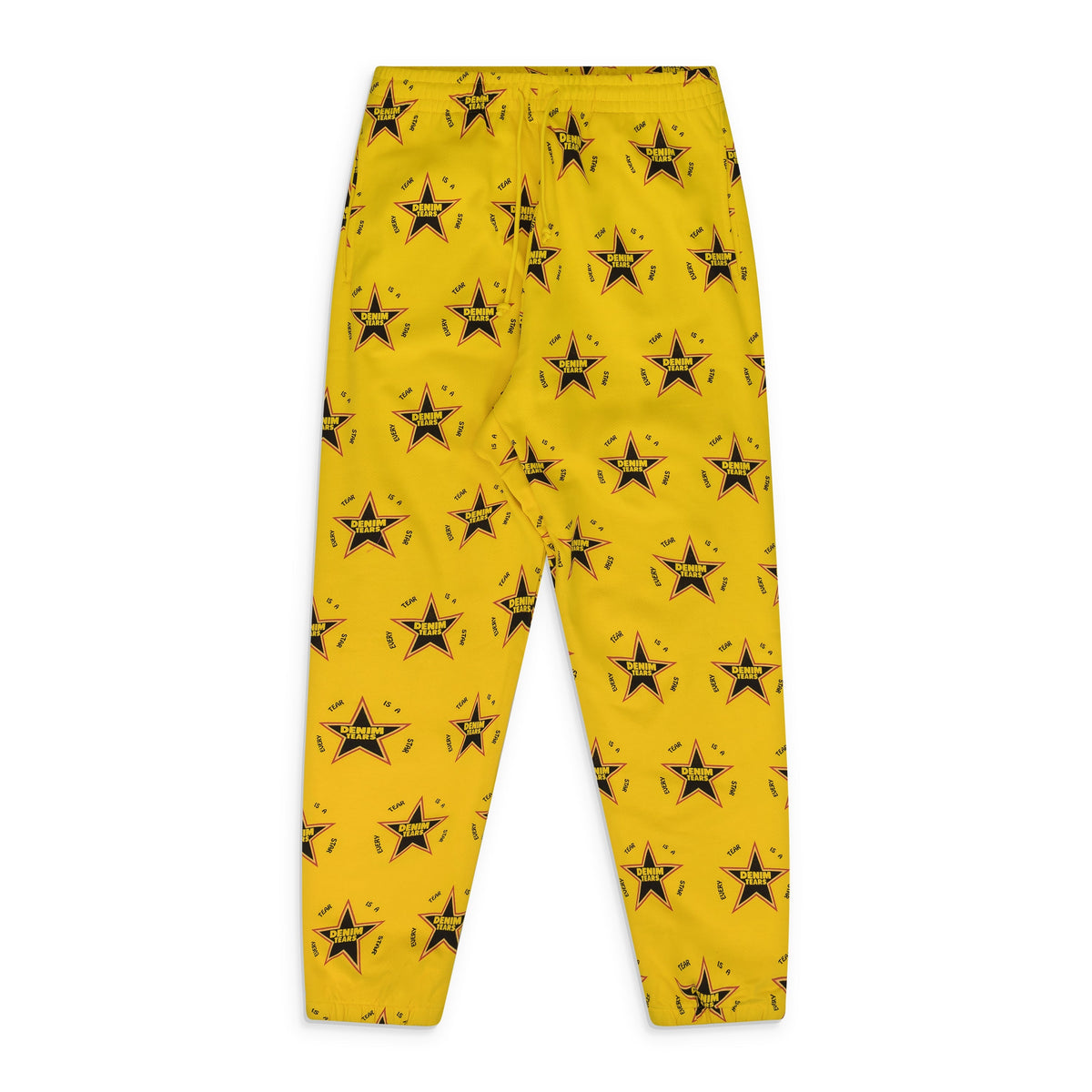 Denim Tears Yellow Every Tear Is A Star All Over Sweatpants