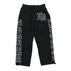 MIXED EMOTION  rhinestone Nylon Pants