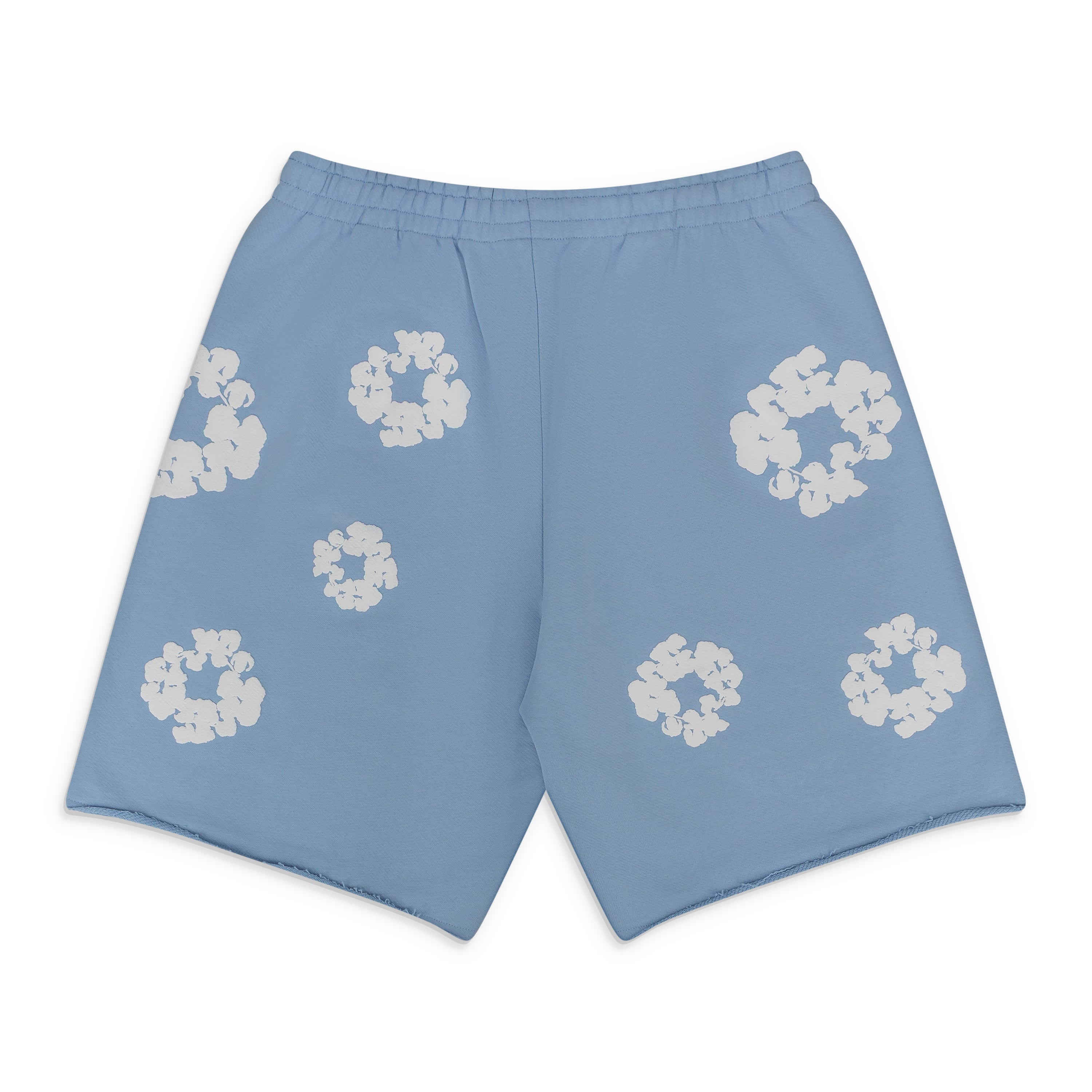 Denim Tears Blue Cotton Wreath Sweatshorts