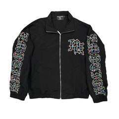 MIXED EMOTION  Rhinestone Nylon Jacket