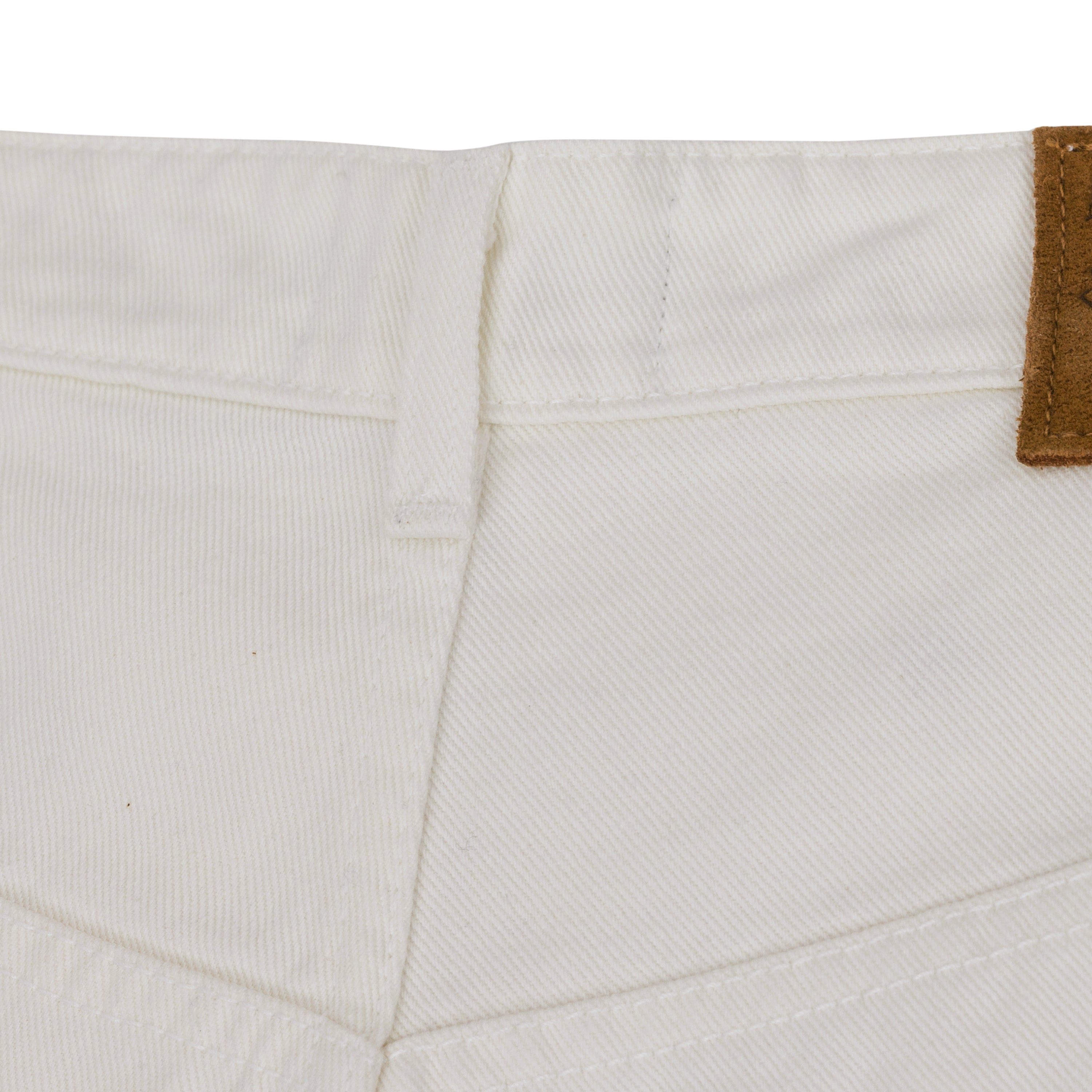 Denim Tears White Cotton Wreath Denim Shorts