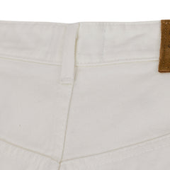 Denim Tears White Cotton Wreath Denim Shorts
