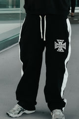 MIXED EMOTION Black “Quarter” Pants