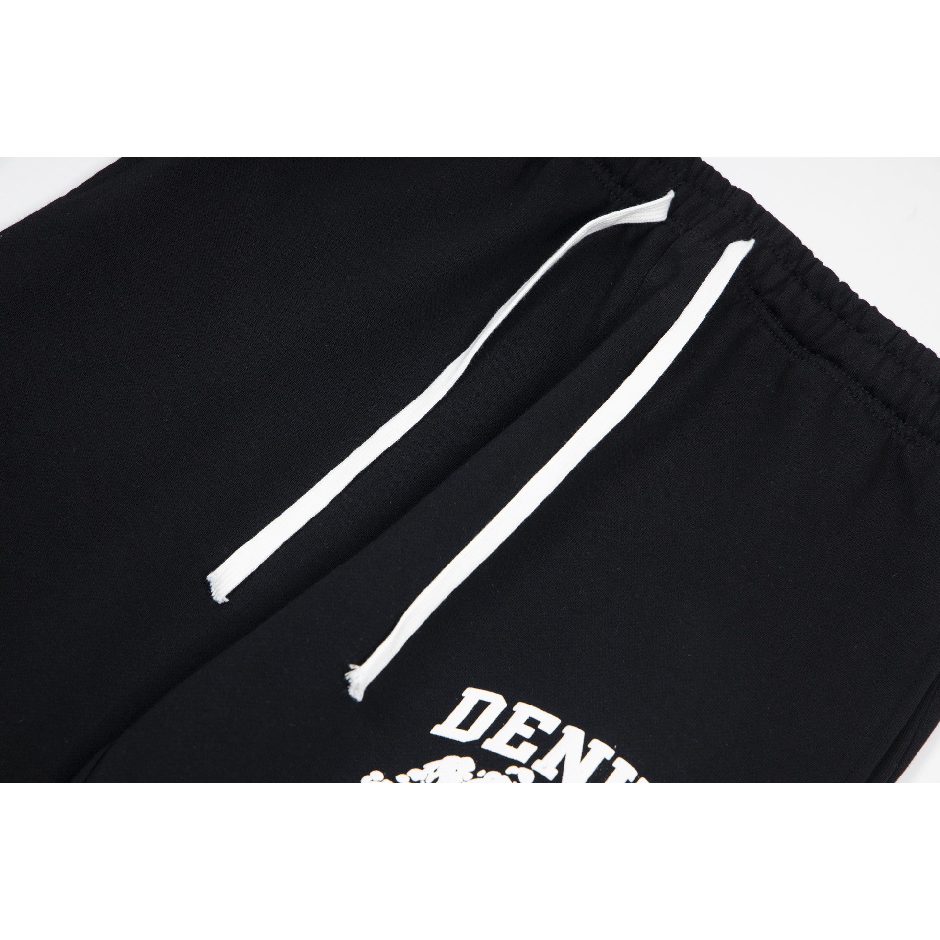 Denim Tears Black Skull Graphic Cuffed Sweatpants
