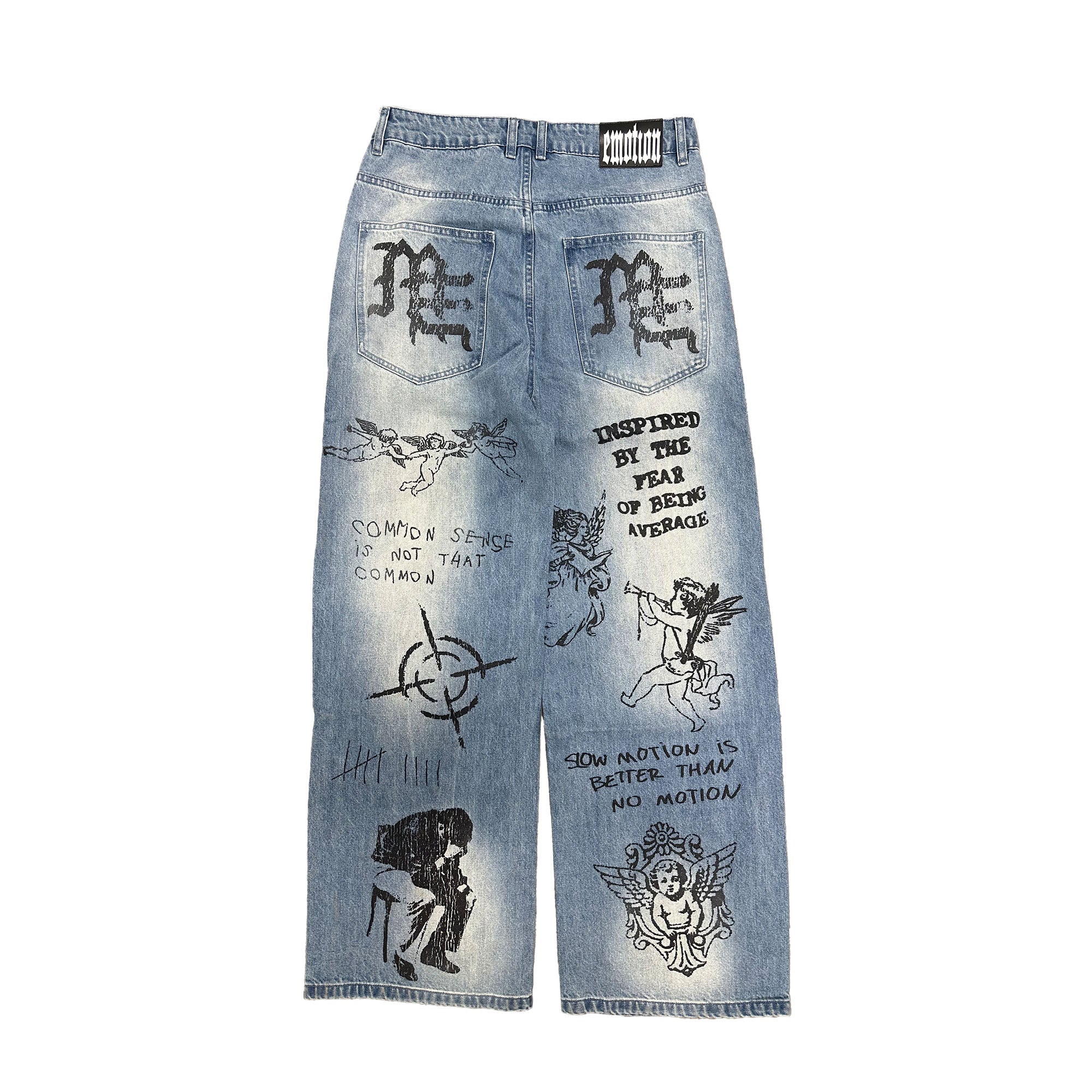 MIXED EMOTION Blue “Canvas” Denim
