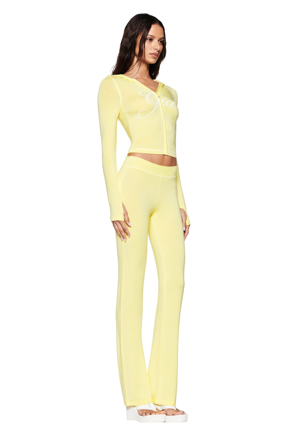 BLARE HOODIE - YELLOW : PALE YELLOW
