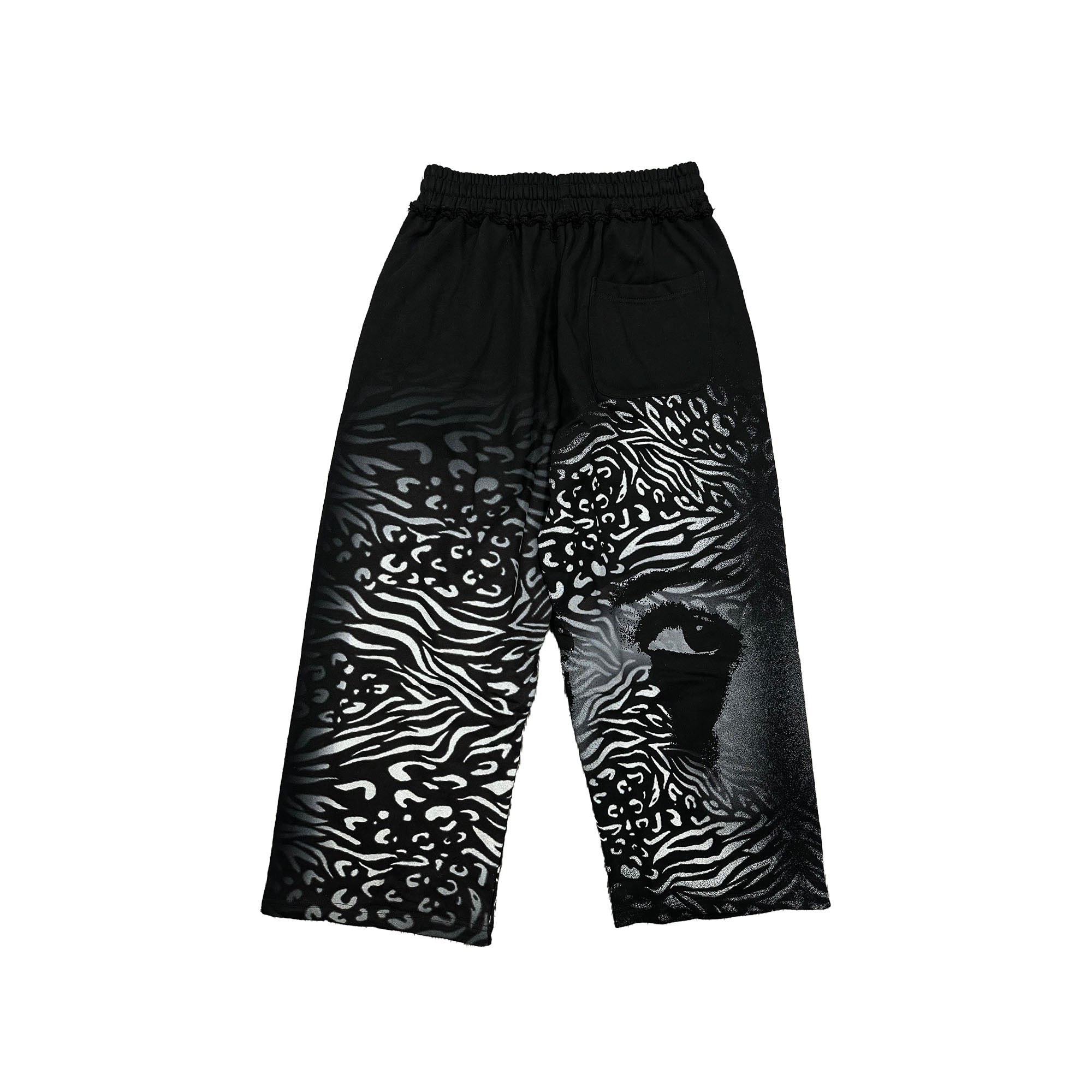 MIXED EMOTION Black ‘Striped’ Sweatpants