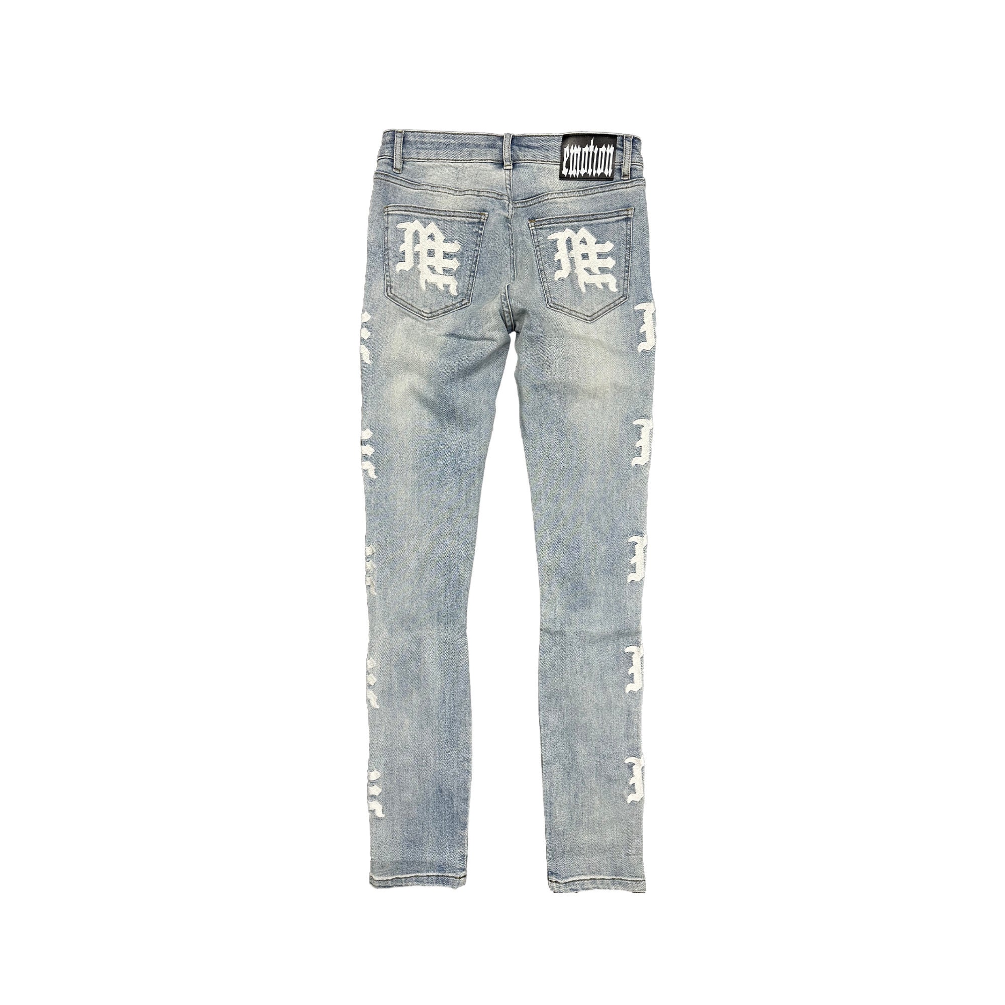 MIXED EMOTION ‘Sea’ Monogram Denim