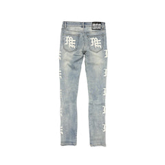 MIXED EMOTION ‘Sea’ Monogram Denim