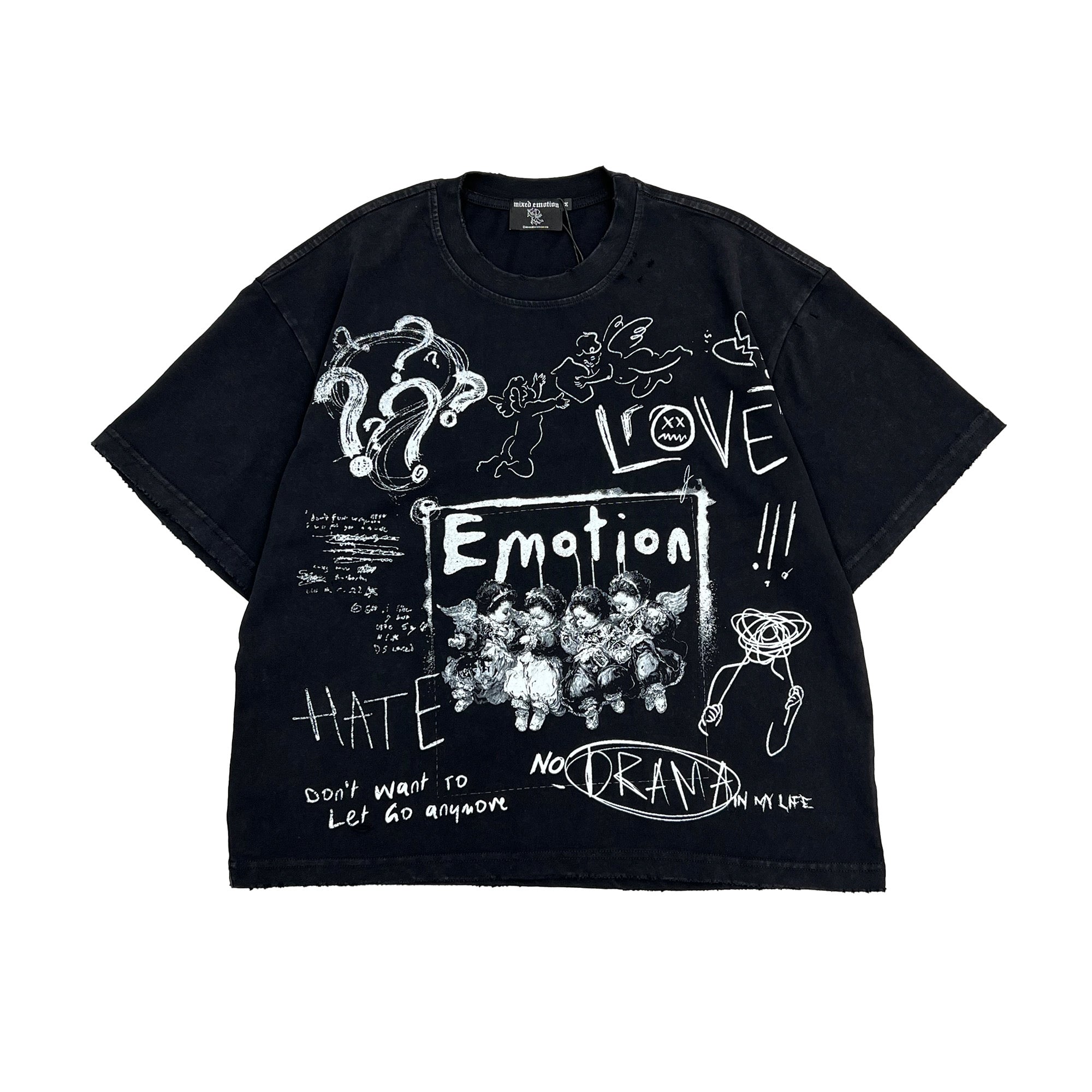 MIXED EMOTION Black “Chaos” Tee