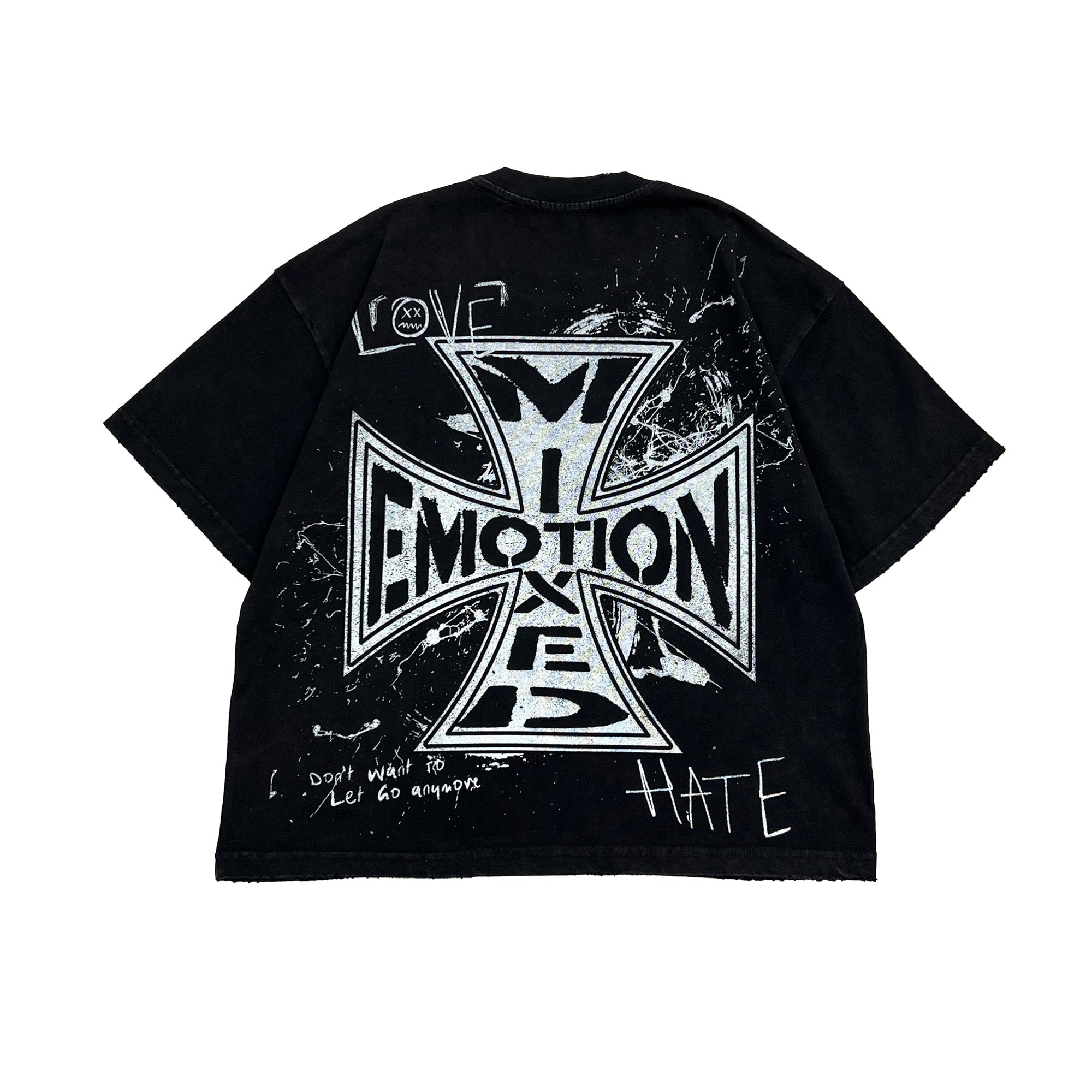 MIXED EMOTION Black “Chaos” Tee