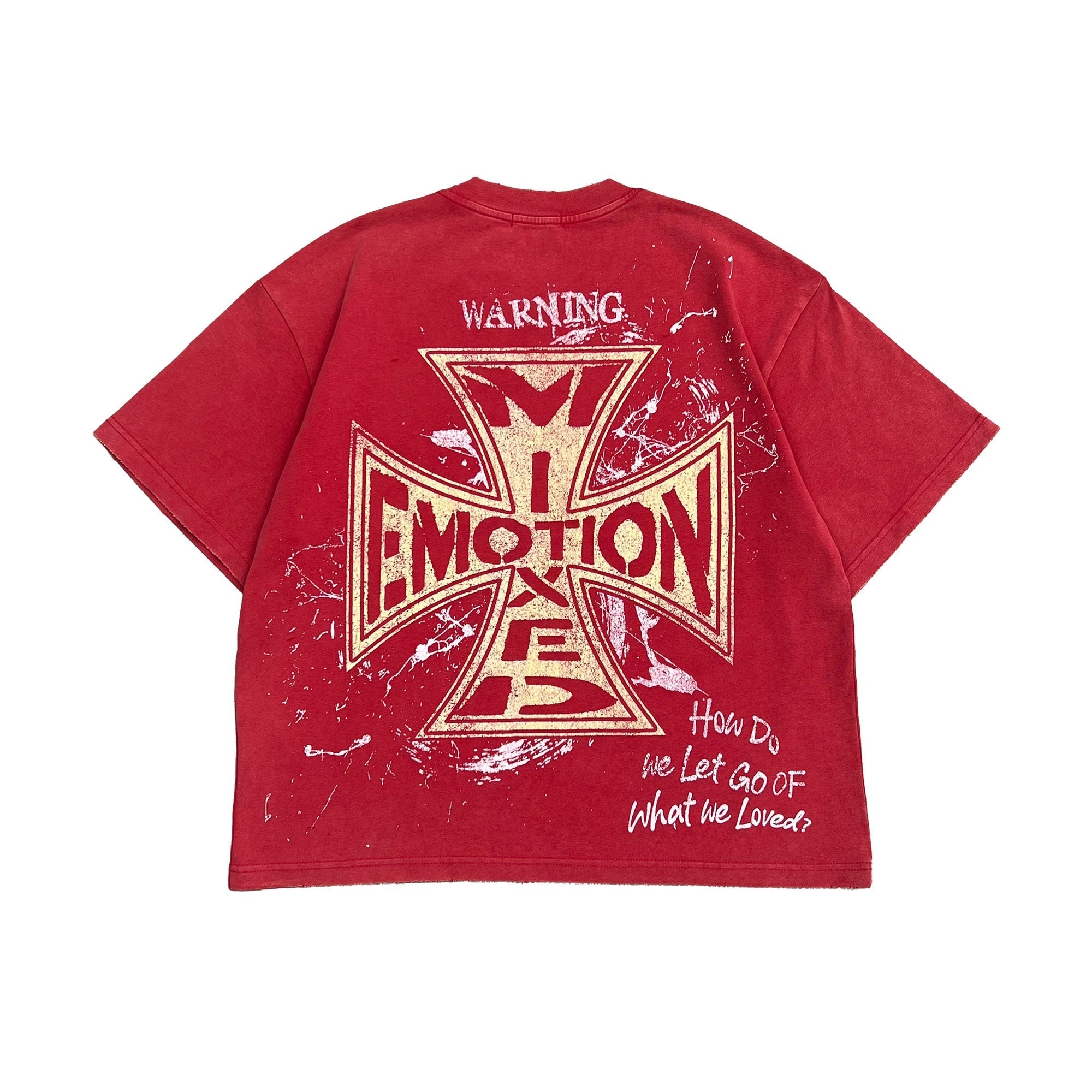 MIXED EMOTION Red “Crimson” Tee