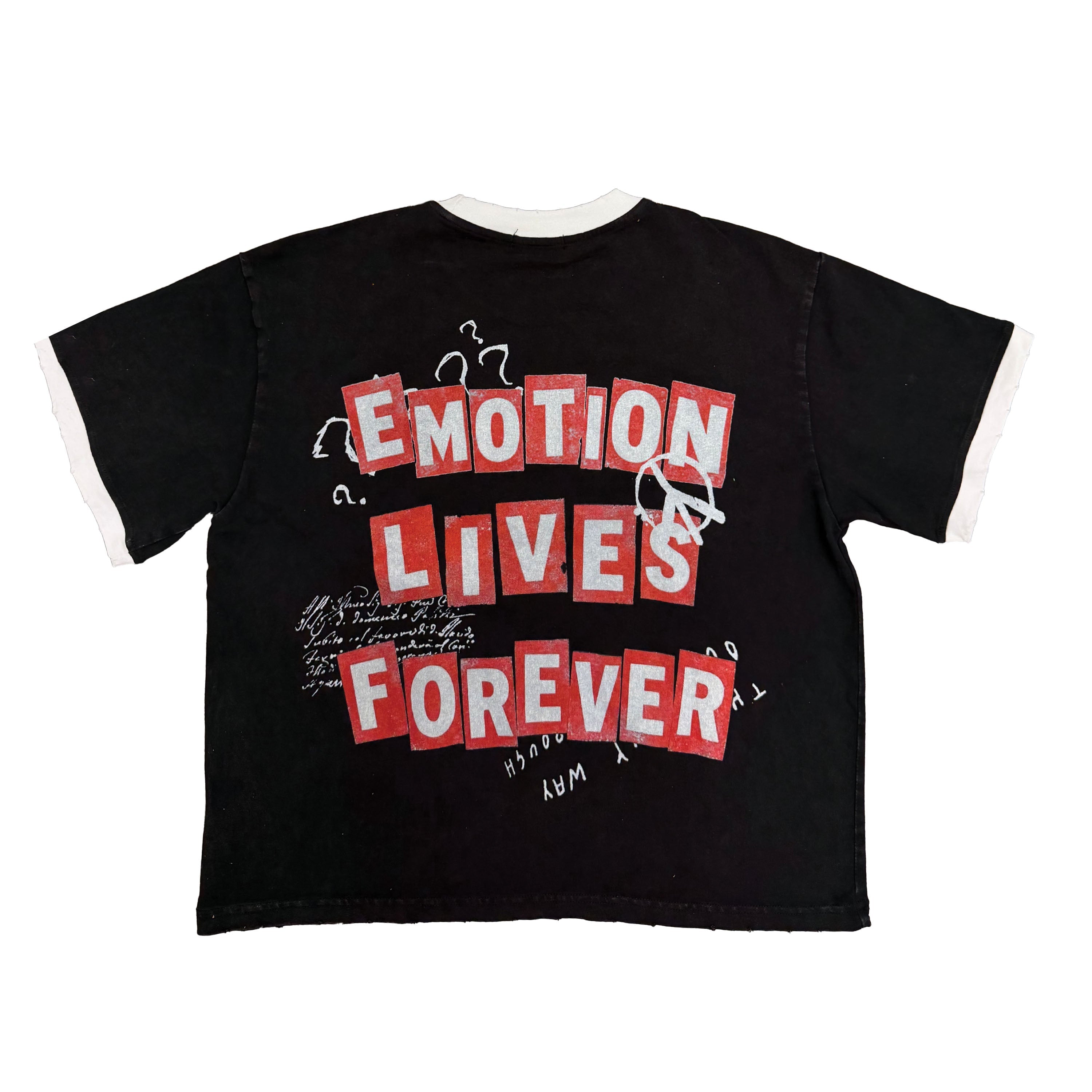 MIXED EMOTION Black “Static” Tee