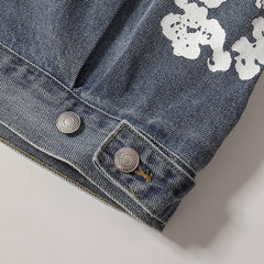 Denim Tears All‑Over Floral Print Streetwear Jacket