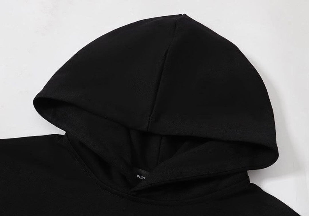 Denim Tears Orange Cotton Wreath Black Pullover Hoodie