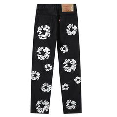 Denim Tears Wreath Black Denim Pants