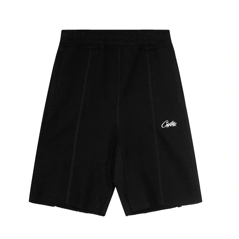 Corteiz shorts American high street fashion brand summer sports and leisure embroidered letter camouflage five quarter shorts for men