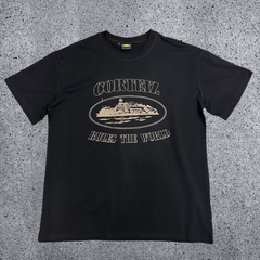 CORTEIZ Devil's Island Short sleeved Cotton Round Neck Printed American Street Loose T-shirt 2024 Spring New INS Trendy Brand (3)