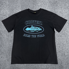 CORTEIZ Devil's Island Short sleeved Cotton Round Neck Printed American Street Loose T-shirt 2024 Spring New INS Trendy Brand (3)