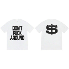 Heavy Cross border Trendy Supreme Letter Printed T-shirt BOX Round Neck Short Sleeve Men's and Women's Loose Casual T-shirt Men's and Women's (20)