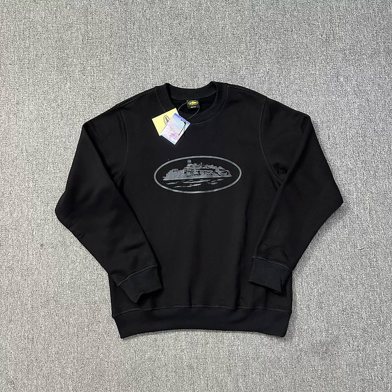 Corteiz Oval Logo Crewneck Sweatshirt Multi‑Colors