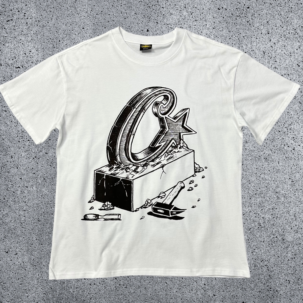 CORTEIZ Devil's Island Short sleeved Cotton Round Neck Printed American Street Loose T-shirt 2024 Spring New INS Trendy Brand (79)