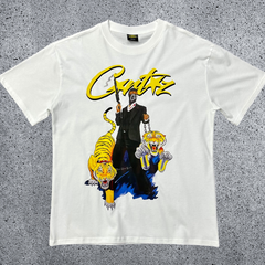 CORTEIZ Devil's Island Short sleeved Cotton Round Neck Printed American Street Loose T-shirt 2024 Spring New INS Trendy Brand (73)