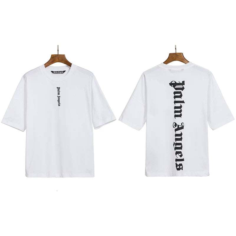 Correct version PALM short sleeved palm angel decapitated bear cartoon bear Angels butterfly print T-shirt men's and women's half sleeves (61)
