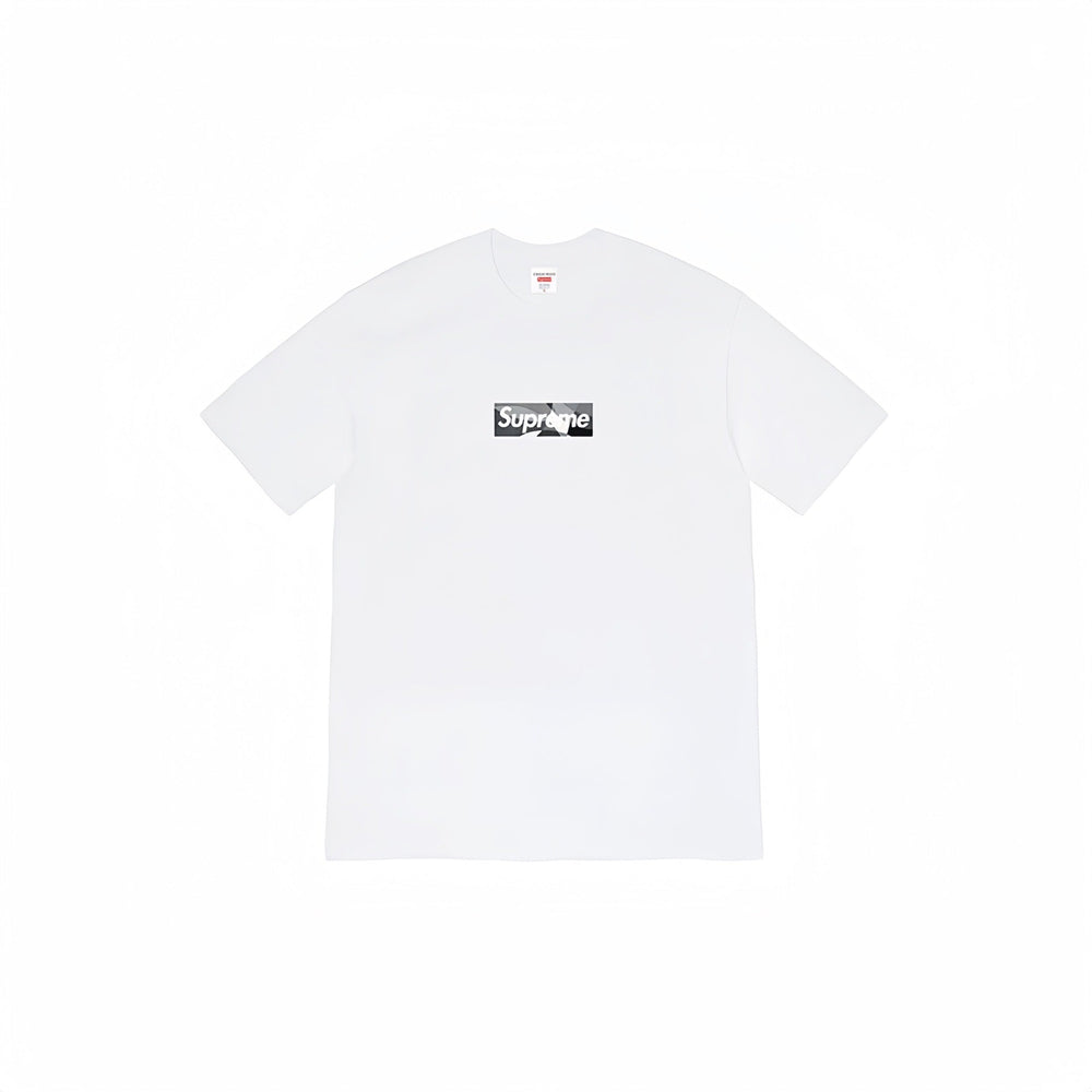 Heavy Cross border Trendy Supreme Letter Printed T-shirt BOX Round Neck Short Sleeve Men's and Women's Loose Casual T-shirt Men's and Women's (9)