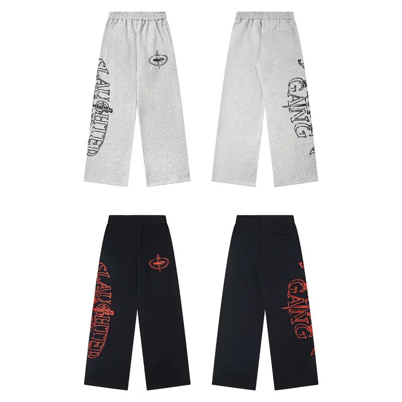 Corteiz tracksuit American high street autumn and winter sports and leisure with fleece zipper sweatshirt and pants set trendy (2)