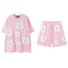 Denim Tears Pink Cotton Wreath Matching Set