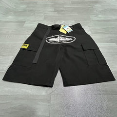 Corteiz Oval Logo Cargo Shorts Multi‑Colors