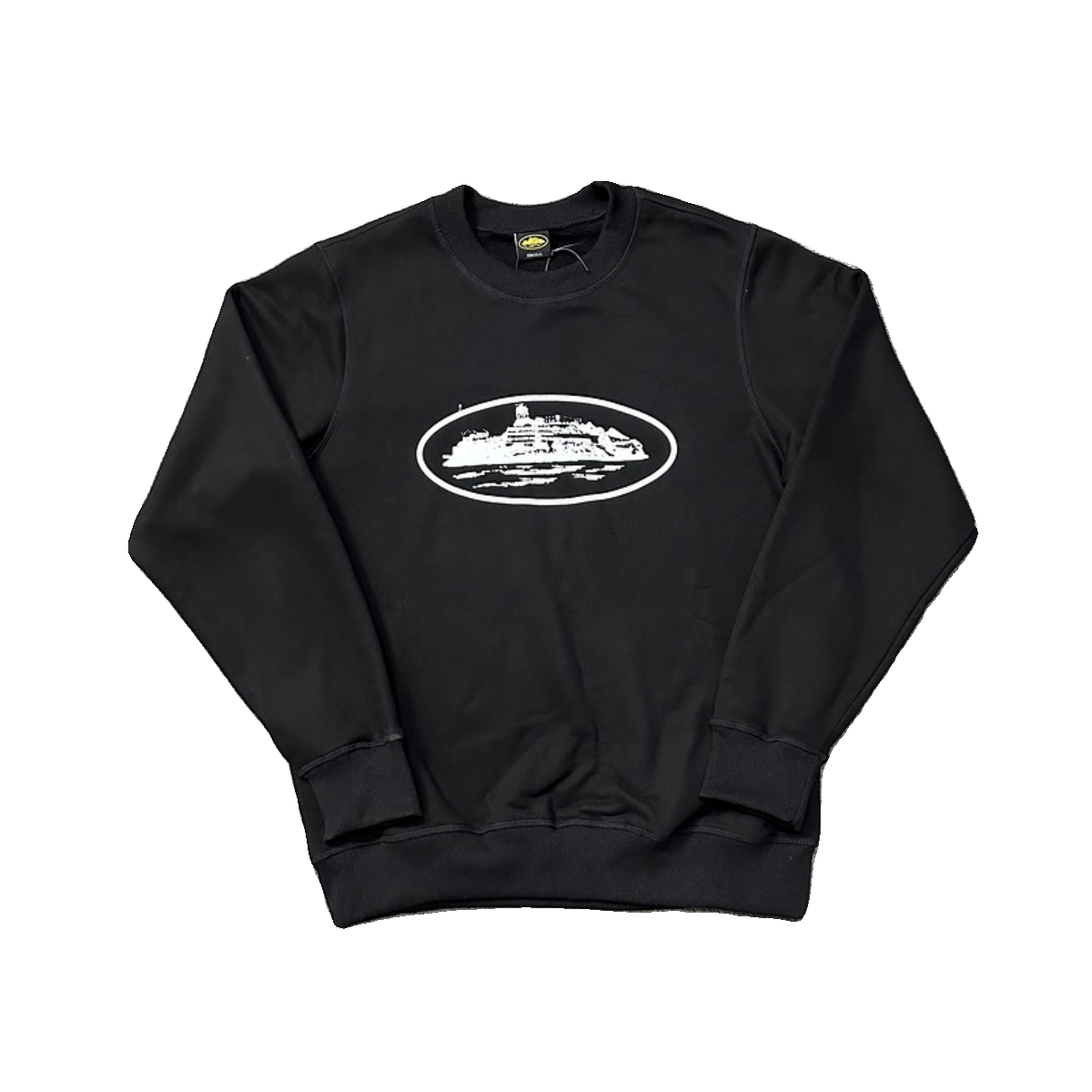 CORTEIZ Alcatraz Island Beauty High Street Men and Women Couples Printed LOGO Loose Cotton Wool Round Neck Sweatshirt FOG