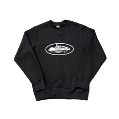 CORTEIZ Alcatraz Island Beauty High Street Men and Women Couples Printed LOGO Loose Cotton Wool Round Neck Sweatshirt FOG