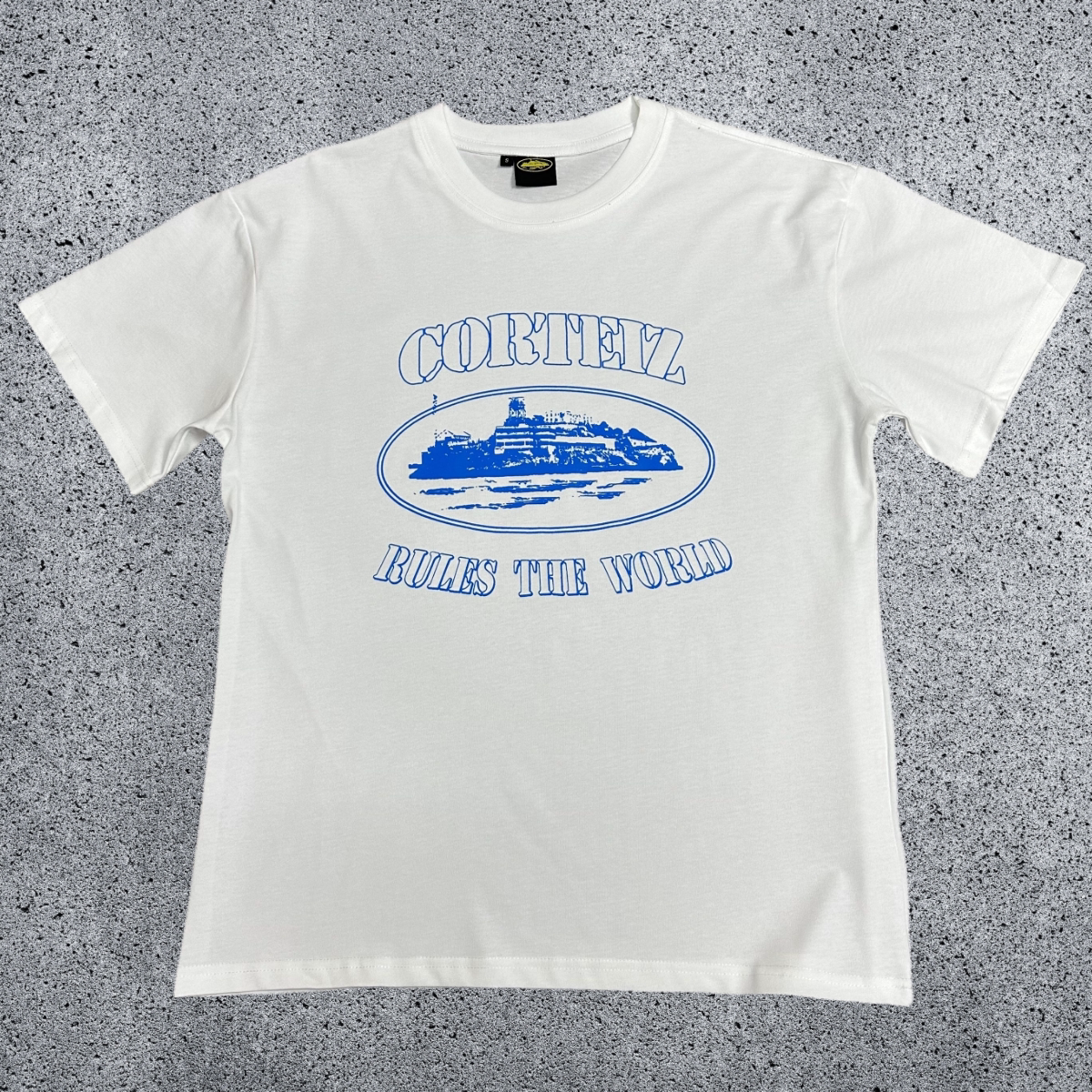 CORTEIZ Devil's Island Short sleeved Cotton Round Neck Printed American Street Loose T-shirt 2024 Spring New INS Trendy Brand (1)